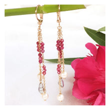 Charger l&#39;image dans la galerie, Boucles d&#39;oreilles Red Oleander
