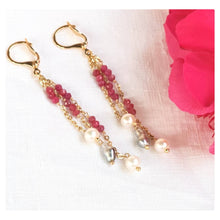 Charger l&#39;image dans la galerie, Boucles d&#39;oreilles Red Oleander
